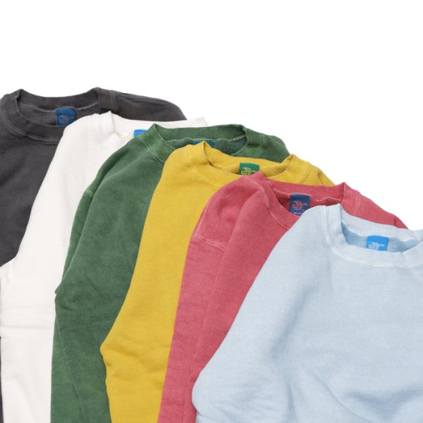 画像7: Good On(グッドオン)Rough Crew Sweat(ラフクルースウェット)"Pigment Dye" / Ajisai(アジサイ) (7)