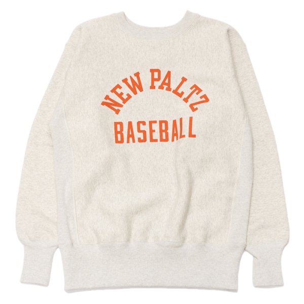 画像1: Champion（チャンピオン）REVERSE WEAVE 2ND PATENT CREW NECK SWEATSHIRT（リバースウィーブ2NDパテントクルーネックスウェットシャツ）”TRUE TO ARCHIVES" / Silver Gray×Orange（シルバーグレー×オレンジ） (1)