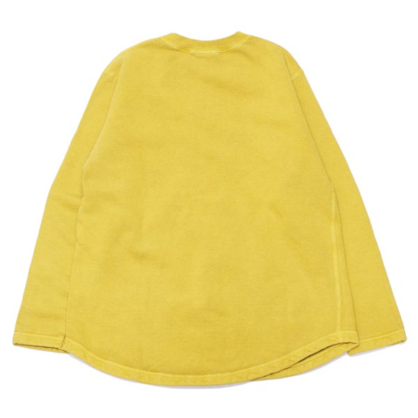 画像2: Good On（グッドオン）Rough Crew Sweat（ラフクルースウェット）"Pigment Dye" / Banana（バナナ） (2)