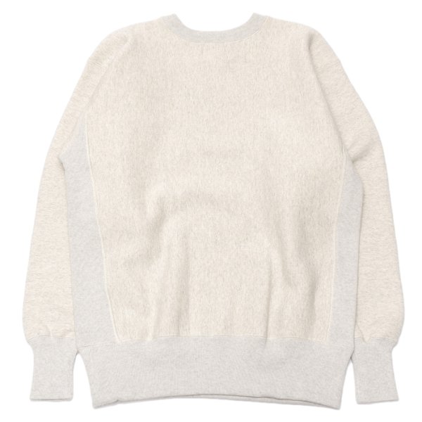 画像2: Champion（チャンピオン）REVERSE WEAVE 2ND PATENT CREW NECK SWEATSHIRT（リバースウィーブ2NDパテントクルーネックスウェットシャツ）"TRUE TO ARCHIVES" / Silver Gray（シルバーグレー） (2)