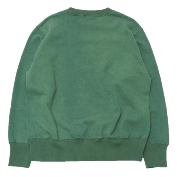 画像5: FilMelange(フィルメランジェ)VANCE(ヴァンス)"ヴィンテージムラ染め裏毛" / Fade White(フェードホワイト)・Fade Green(フェードグリーン) (5)