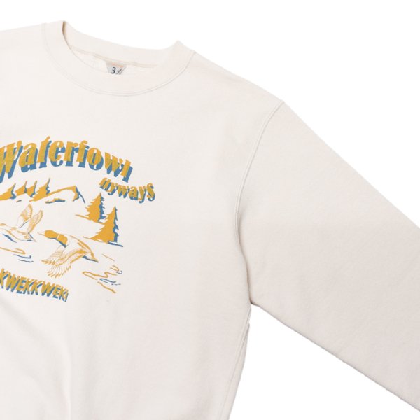 画像7: FilMelange(フィルメランジェ)VANCE(ヴァンス)"ヴィンテージムラ染め裏毛" / Fade White(フェードホワイト)・Fade Green(フェードグリーン) (7)