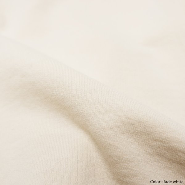 画像10: FilMelange(フィルメランジェ)VANCE(ヴァンス)"ヴィンテージムラ染め裏毛" / Fade White(フェードホワイト)・Fade Green(フェードグリーン) (10)