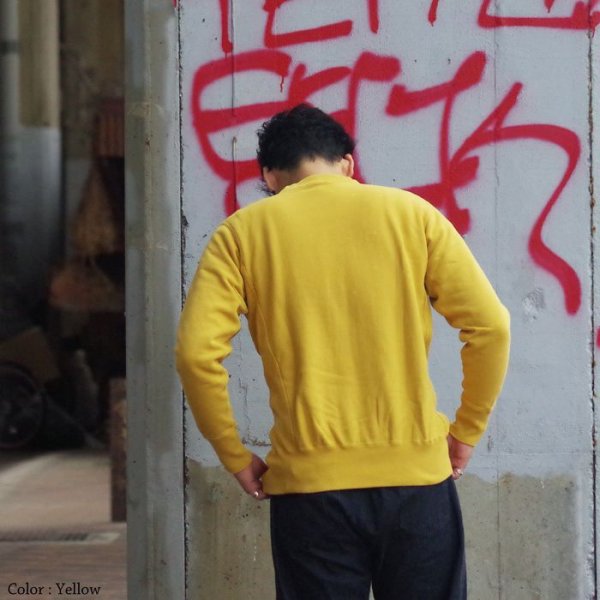 画像15: STUDIO D'ARTISAN(ステュディオ・ダ・ルチザン)リバーススウェット/Ivory(アイボリー)・Yellow(イエロー)・Orange(オレンジ) (15)