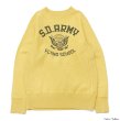 画像4: STUDIO D'ARTISAN（ステュディオ・ダ・ルチザン）リバーススウェット/Ivory（アイボリー）・Yellow（イエロー）・Orange（オレンジ） (4)