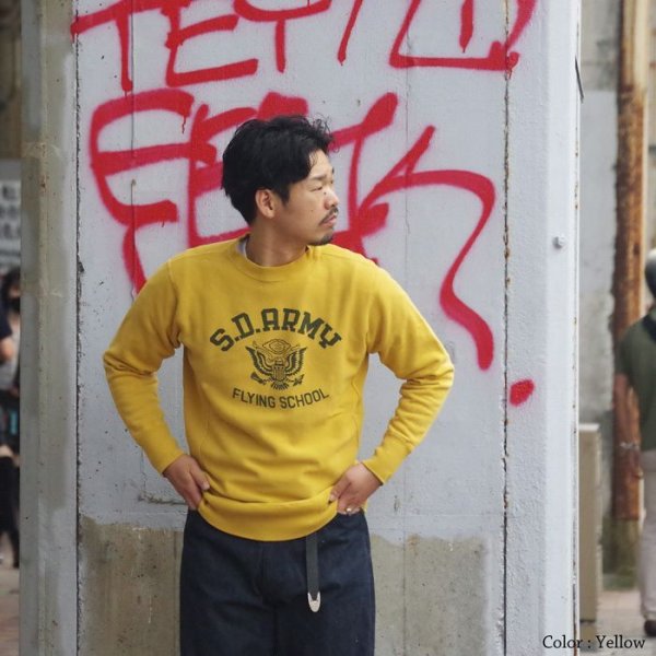 画像14: STUDIO D'ARTISAN(ステュディオ・ダ・ルチザン)リバーススウェット/Ivory(アイボリー)・Yellow(イエロー)・Orange(オレンジ) (14)