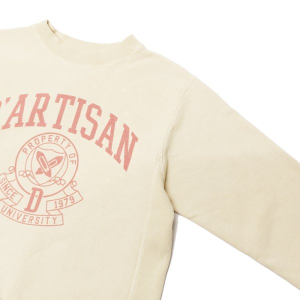 画像10: STUDIO D'ARTISAN(ステュディオ・ダ・ルチザン)リバーススウェット/Ivory(アイボリー)・Yellow(イエロー)・Orange(オレンジ) (10)