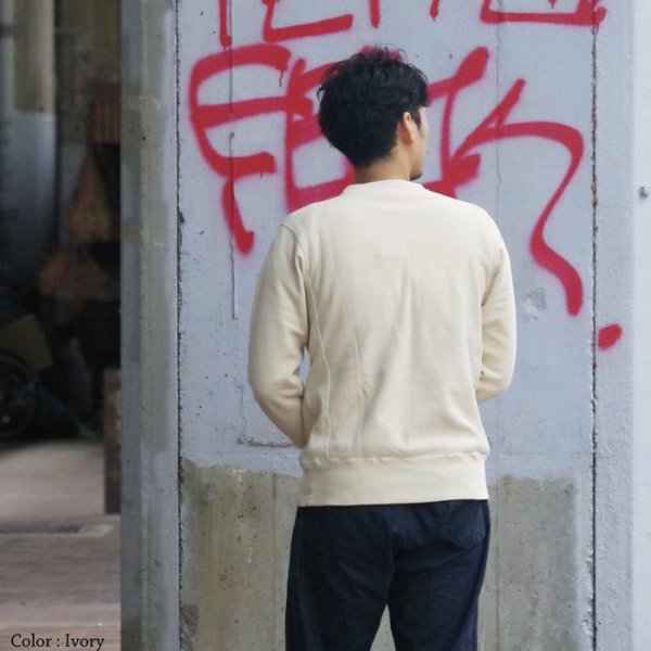 画像16: STUDIO D'ARTISAN(ステュディオ・ダ・ルチザン)リバーススウェット/Ivory(アイボリー)・Yellow(イエロー)・Orange(オレンジ) (16)