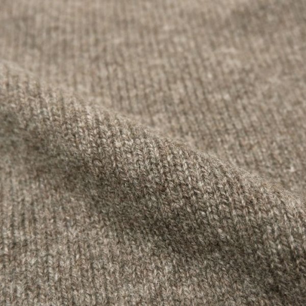 画像7: INVERALLAN(インバーアラン)Roll Neck Saddle Shoulder Sweater(ロールネックサドルショルダーセーター)"Geelong Lambswool" / Elk(エルク) (7)