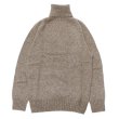 画像1: INVERALLAN（インバーアラン）Roll Neck Saddle Shoulder Sweater（ロールネックサドルショルダーセーター）Geelong Lambswool/Elk（エルク） (1)