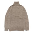 画像2: INVERALLAN（インバーアラン）Roll Neck Saddle Shoulder Sweater（ロールネックサドルショルダーセーター）Geelong Lambswool/Elk（エルク） (2)