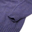 画像5: INVERALLAN（インバーアラン）Crew Neck Saddle Shoulder Sweater（クルーネックサドルショルダーセーター）Supersoft Shetland/Royal Violet（ロイヤルバイオレット） (5)