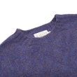 画像3: INVERALLAN（インバーアラン）Crew Neck Saddle Shoulder Sweater（クルーネックサドルショルダーセーター）Supersoft Shetland/Royal Violet（ロイヤルバイオレット） (3)