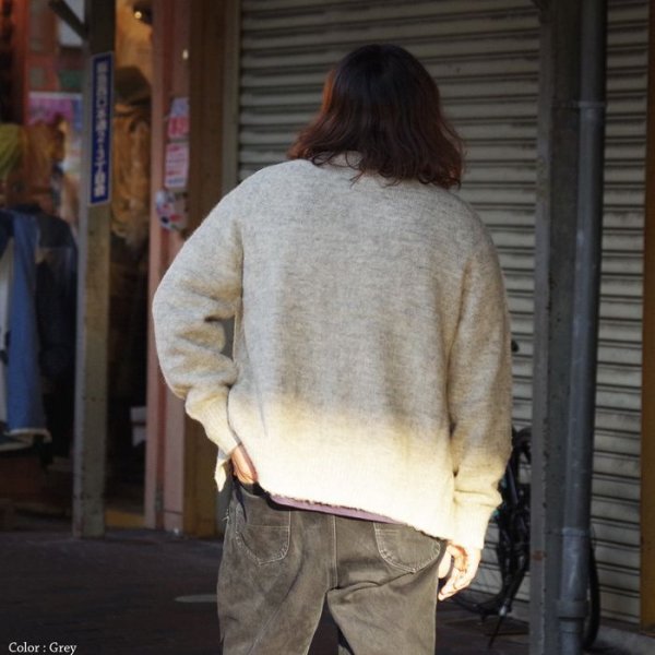 画像14: J.PRESS(J.プレス)SADDLE CARDIGAN(サドルカーディガン)”SHETLAND WOOL SHAGGY DOG" / Gray(グレー)・Navy(ネイビー) (14)