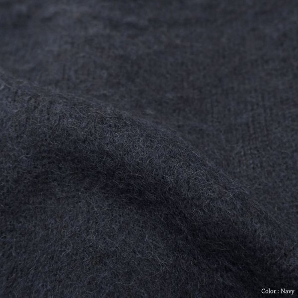 画像12: J.PRESS(J.プレス)SADDLE CARDIGAN(サドルカーディガン)”SHETLAND WOOL SHAGGY DOG" / Gray(グレー)・Navy(ネイビー) (12)