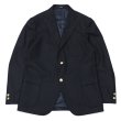 画像1: J.PRESS（J.プレス）3B BLAZER（3Bブレザー）"PEPPIN MERINO SAXONY" / Navy（ネイビー） (1)