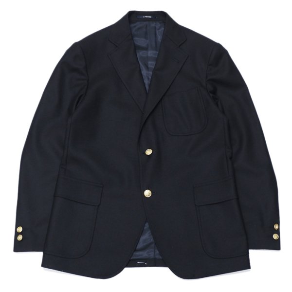 画像1: J.PRESS（J.プレス）3B BLAZER（3Bブレザー）"PEPPIN MERINO SAXONY" / Navy（ネイビー） (1)