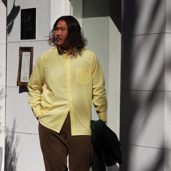 画像10: ※ Exclusive※ INDIVIDUALIZED SHIRTS(インディビジュアライズドシャツ)Classic Fit MBDM BD Shirt(クラシックフィットボタンダウンシャツ)"DAN RIVER Oxford" / Yellow(イエロー) (10)
