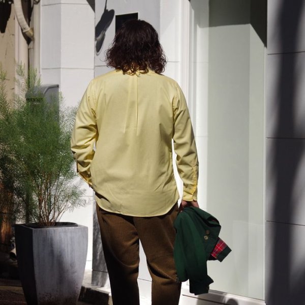 画像12: ※ Exclusive※ INDIVIDUALIZED SHIRTS(インディビジュアライズドシャツ)Classic Fit MBDM BD Shirt(クラシックフィットボタンダウンシャツ)"DAN RIVER Oxford" / Yellow(イエロー) (12)