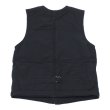 画像5: Post O'Alls（ポストオーバーオールズ）1 Pocket Vest（1ポケットベスト）"Cotton Typewriter Cloth×Polar Tech Sherpa" / Navy（ネイビー）・Black（ブラック） (5)