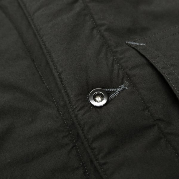 画像11: ＜30%OFF＞Post O'Alls（ポストオーバーオールズ）1 Pocket Vest（1ポケットベスト）"Cotton Typewriter Cloth×Polar Tech Sherpa" / Navy（ネイビー）・Black（ブラック） (11)