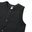 画像7: Post O'Alls（ポストオーバーオールズ）1 Pocket Vest（1ポケットベスト）"Cotton Typewriter Cloth×Polar Tech Sherpa" / Navy（ネイビー）・Black（ブラック） (7)