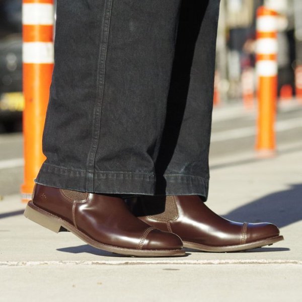 画像9: SANDERS(サンダース)Military Cap Toe Chelsea Boot(ミリタリーキャップトゥチェルシーブーツ)"Polished Leather" / Ebony Brown(エボニーブラウン) (9)