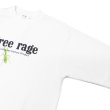 画像8: free rage（フリーレイジ）クラシッククルーネックスウェット"カマキリ"Official Logo-CRAFTMAN SERIES-/White（ホワイト）・Sumi（スミクロ） (8)