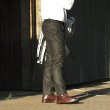 画像10: giabsarchivio（ジャブスアルキヴィオ）VIRGILIO（ヴィルジリオ）WASHABLE WOOL HERRINGBONE/Charcoal（チャコールグレー）※サイズ44のみ (10)