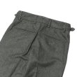 画像6: giabsarchivio（ジャブスアルキヴィオ）VIRGILIO（ヴィルジリオ）WASHABLE WOOL HERRINGBONE/Charcoal（チャコールグレー）※サイズ44のみ (6)