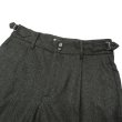画像3: giabsarchivio（ジャブスアルキヴィオ）VIRGILIO（ヴィルジリオ）WASHABLE WOOL HERRINGBONE/Charcoal（チャコールグレー）※サイズ44のみ (3)