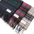 画像3: Johnstons of Elgin（ジョンストンズオブエルガン）ASYMMETRIC TARTAN CHECK SCARF（タータンチェックスカーフ）CASHMERE/House Check（ハウスチェック） (3)