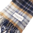 画像2: Johnstons of Elgin（ジョンストンズオブエルガン）ASYMMETRIC TARTAN CHECK SCARF（タータンチェックスカーフ）CASHMERE/House Check（ハウスチェック） (2)