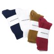 画像1: AMERICAN TRENCH（アメリカントレンチ）MIL-SPEC SPORT SOCKS（ミルスペックスポーツソックス）/ Oxblood（オックスブラッド）・Coyote（コヨーテ）・White（ホワイト）・Navy（ネイビー）※メール便発送可※ (1)