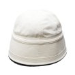 画像1: Nigel Cabourn（ナイジェル・ケーボン）SAILOR HAT（セーラーハット）COTTON DRILL/White（ホワイト） (1)