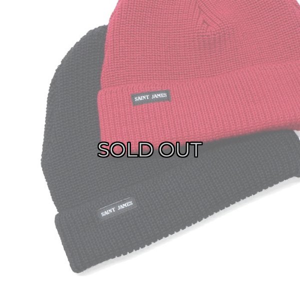 画像4: SAINT JAMES(セントジェームス)BONNETS PERLE(ニットキャップ)/MEDOC(レッド)・NOIR(ブラック) (4)