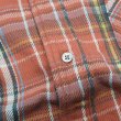 画像9: Nigel Cabourn（ナイジェル・ケーボン）BRITISH OFFICER'S SHIRT TYPE2（ブリティッシュオフィサーズシャツタイプ2）FLANNEL CHECK/Red（レッド）・Green（グリーン） (9)