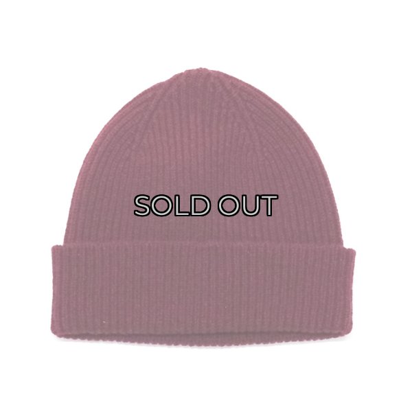 画像5: INVERALLAN(インバーアラン)Rib Knit Cap(リブ編みニットキャップ)"Lambswool" / Tobacco(タバコ)・Bordeaux(ボルドー) (5)