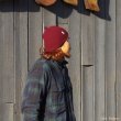 画像8: INVERALLAN（インバーアラン）Rib Knit Cap（リブ編みニットキャップ）Lambswool/Tobacco（タバコ）・Bordeaux（ボルドー） (8)