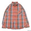 画像2: Nigel Cabourn（ナイジェル・ケーボン）BRITISH OFFICER'S SHIRT TYPE2（ブリティッシュオフィサーズシャツタイプ2）FLANNEL CHECK/Red（レッド）・Green（グリーン） (2)