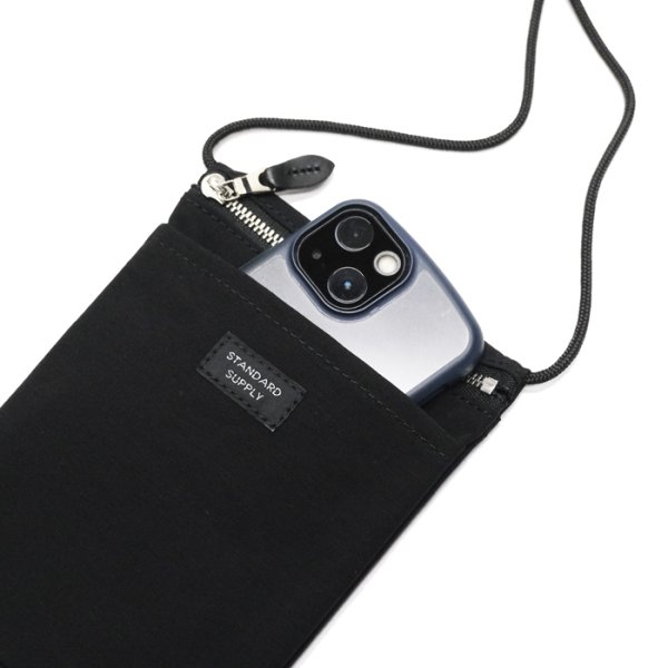 画像6: STANDARD SUPPLY(スタンダードサプライ)SLING PURSE M(スリングパースM)60/40 "SIMPLI CITY" / Black(ブラック)・Dark Purple(ダークパープル) (6)