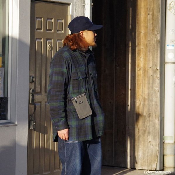 画像12: STANDARD SUPPLY(スタンダードサプライ)SLING PURSE M(スリングパースM)60/40 "SIMPLI CITY" / Steel Grey(スティールグレー)・Dark Navy(ダークネイビー) (12)