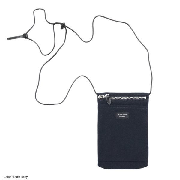 画像4: STANDARD SUPPLY(スタンダードサプライ)SLING PURSE M(スリングパースM)60/40 "SIMPLI CITY" / Steel Grey(スティールグレー)・Dark Navy(ダークネイビー) (4)