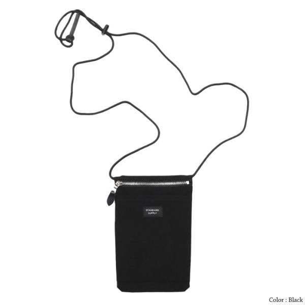 画像2: STANDARD SUPPLY(スタンダードサプライ)SLING PURSE M(スリングパースM)60/40 "SIMPLI CITY" / Black(ブラック)・Dark Purple(ダークパープル) (2)