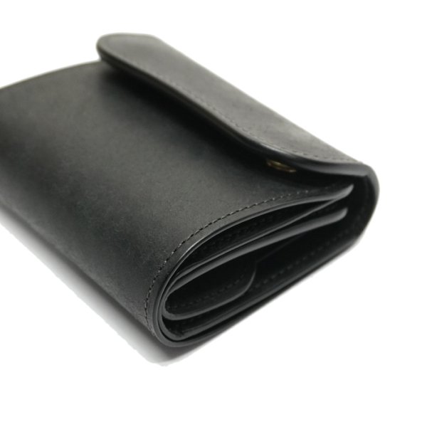 画像3: WILD SWANS(ワイルドスワンズ)ENO(イーノ)ミニ3つ折りウォレット"プエブロ"/Black(ブラック) (3)