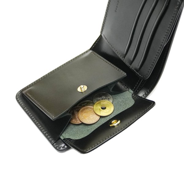 画像6: WILD SWANS(ワイルドスワンズ)GROUNDER(グラウンダー)2つ折りウォレット"サドルプルアップ"/Black(ブラック) (6)