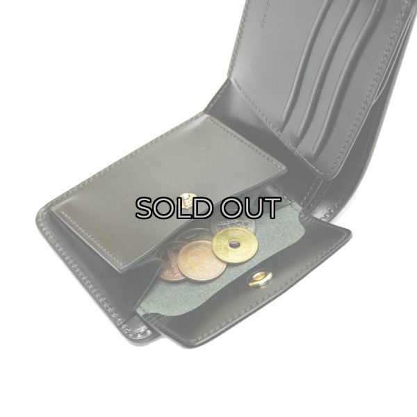 画像6: WILD SWANS（ワイルドスワンズ）GROUNDER（グラウンダー）2つ折りウォレット"サドルプルアップ"/Black（ブラック） (6)