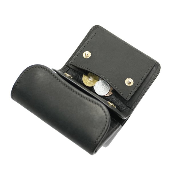 画像7: WILD SWANS(ワイルドスワンズ)ENO(イーノ)ミニ3つ折りウォレット"プエブロ"/Black(ブラック) (7)