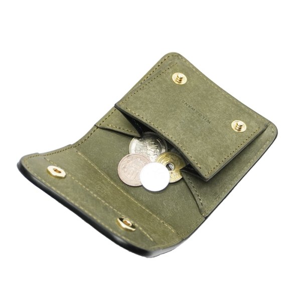 画像8: WILD SWANS(ワイルドスワンズ)PALM-V2(パームV2)コンパクトウォレット"プエブロ"/Grigio(グリージオ) (8)