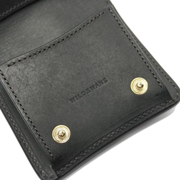画像7: WILD SWANS(ワイルドスワンズ)PALM-V2(パームV2)コンパクトウォレット"プエブロ"/Black(ブラック) (7)